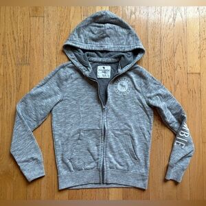Abercrombie Kids Heather Gray Zip-Up Size 11-12